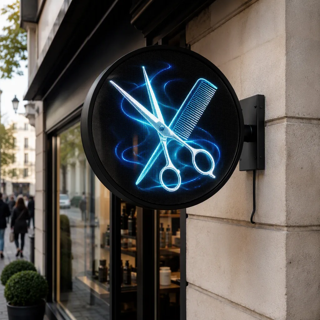 Enseigne lumineuse effet fond infini TTC STICKS